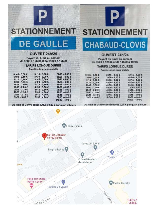 Le Coquet Logement Climatise Face A La Cathedrale - 3G Reims Eksteriør billede